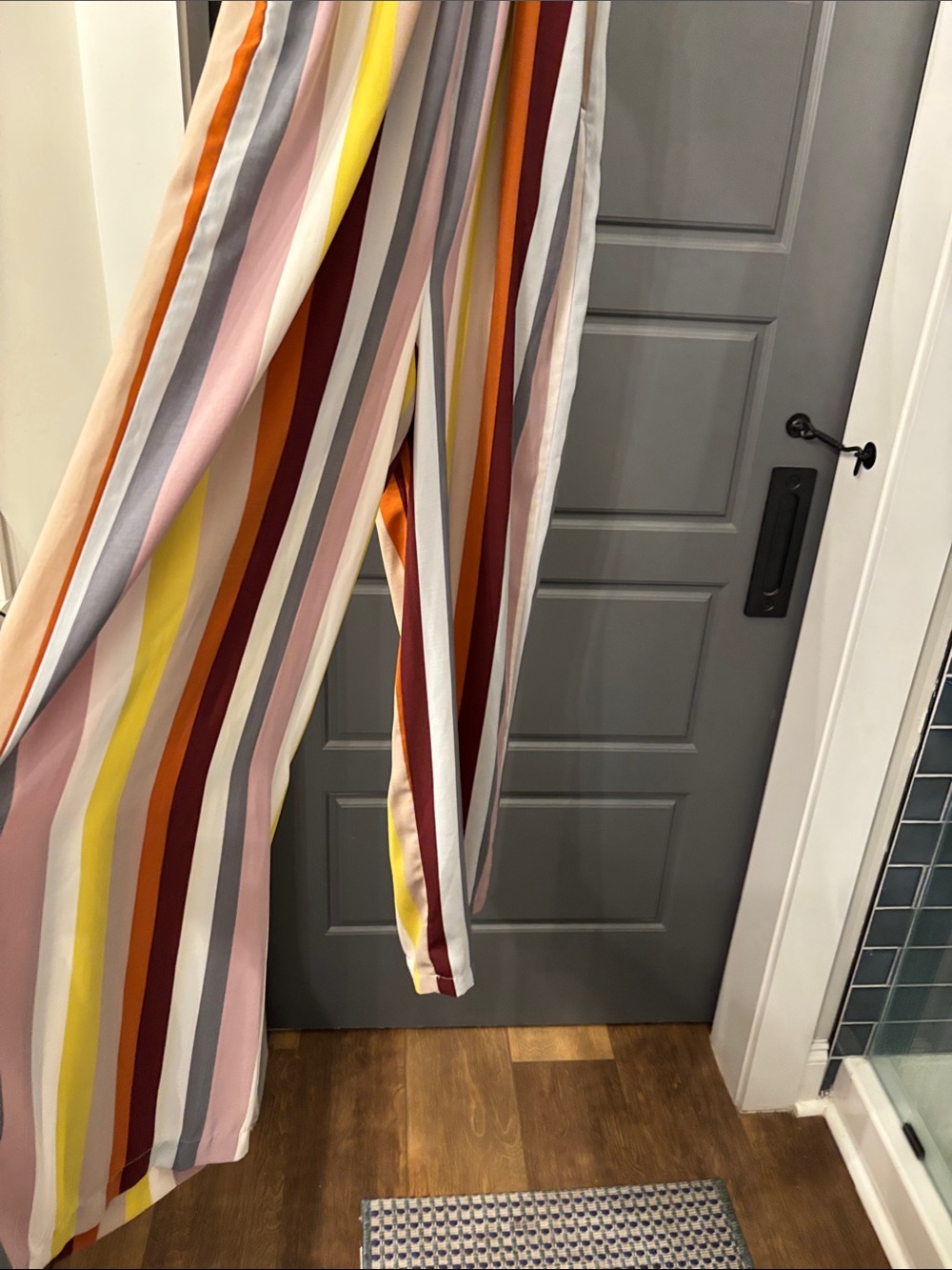 Xhilaration Striped Multi-Color Sleeveless Jumpsuit - Picture 2 of 6